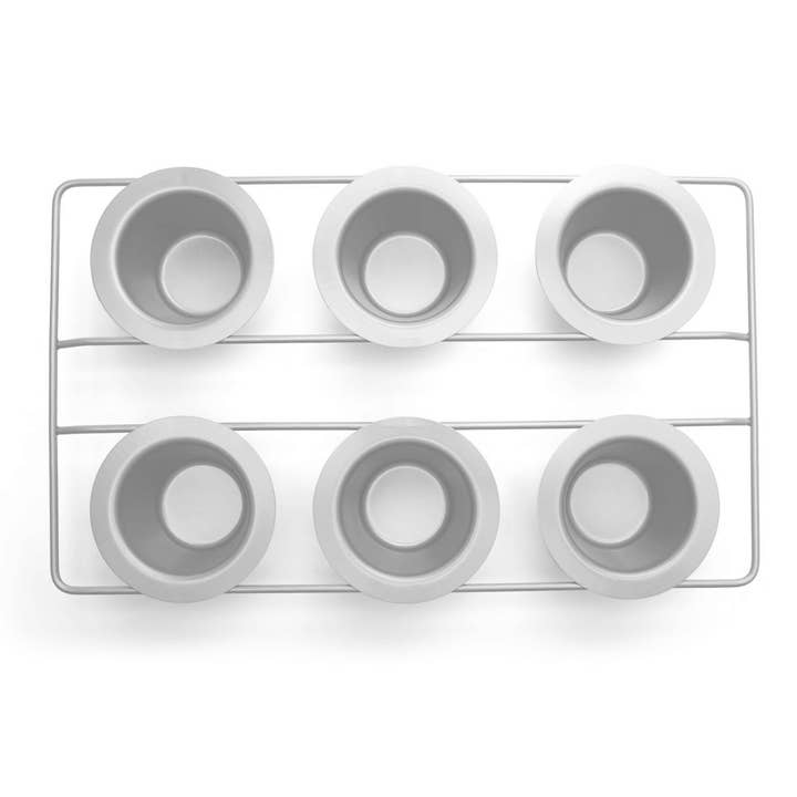 Fox Run Brands - Wholesale Baking Dish - Fox Run Popover Pan, 6 Cup, Stainless Steel, 9" x 15"4