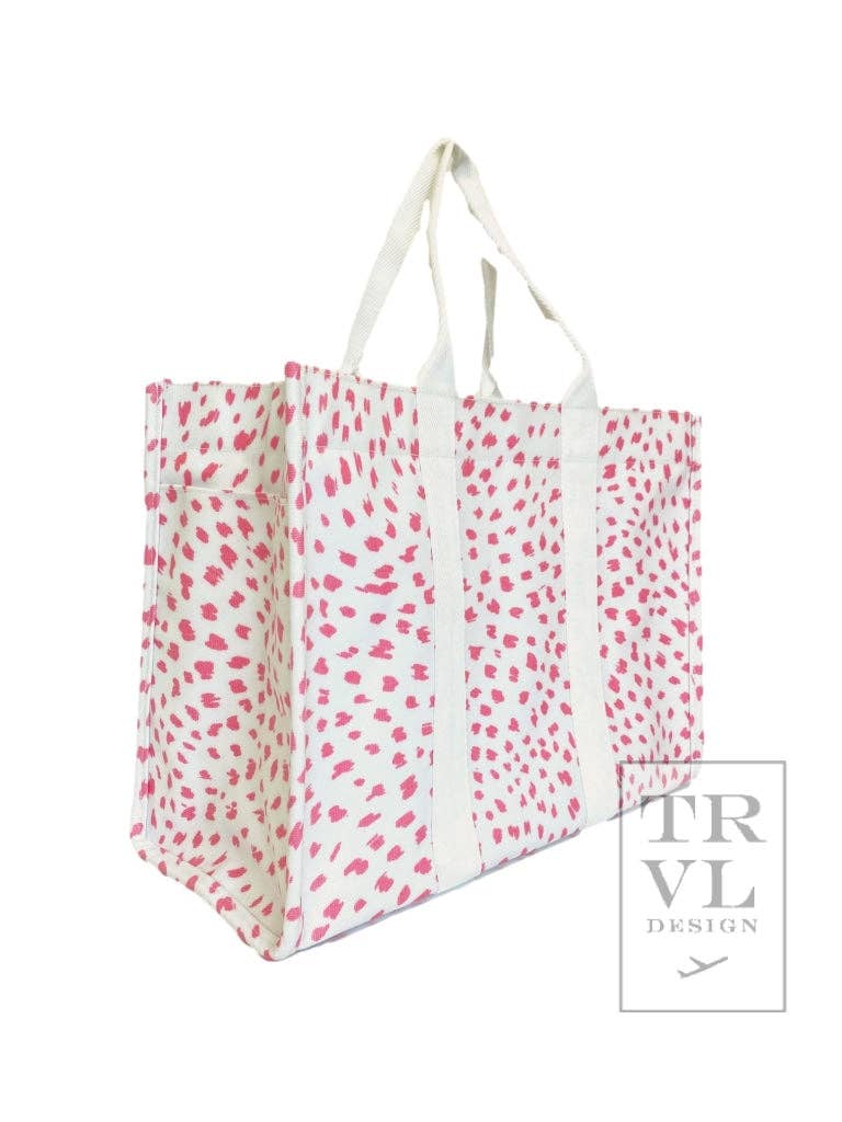 Spot on! Large Tote - Spot Pink *trvl Deal for wholesale on Faire2