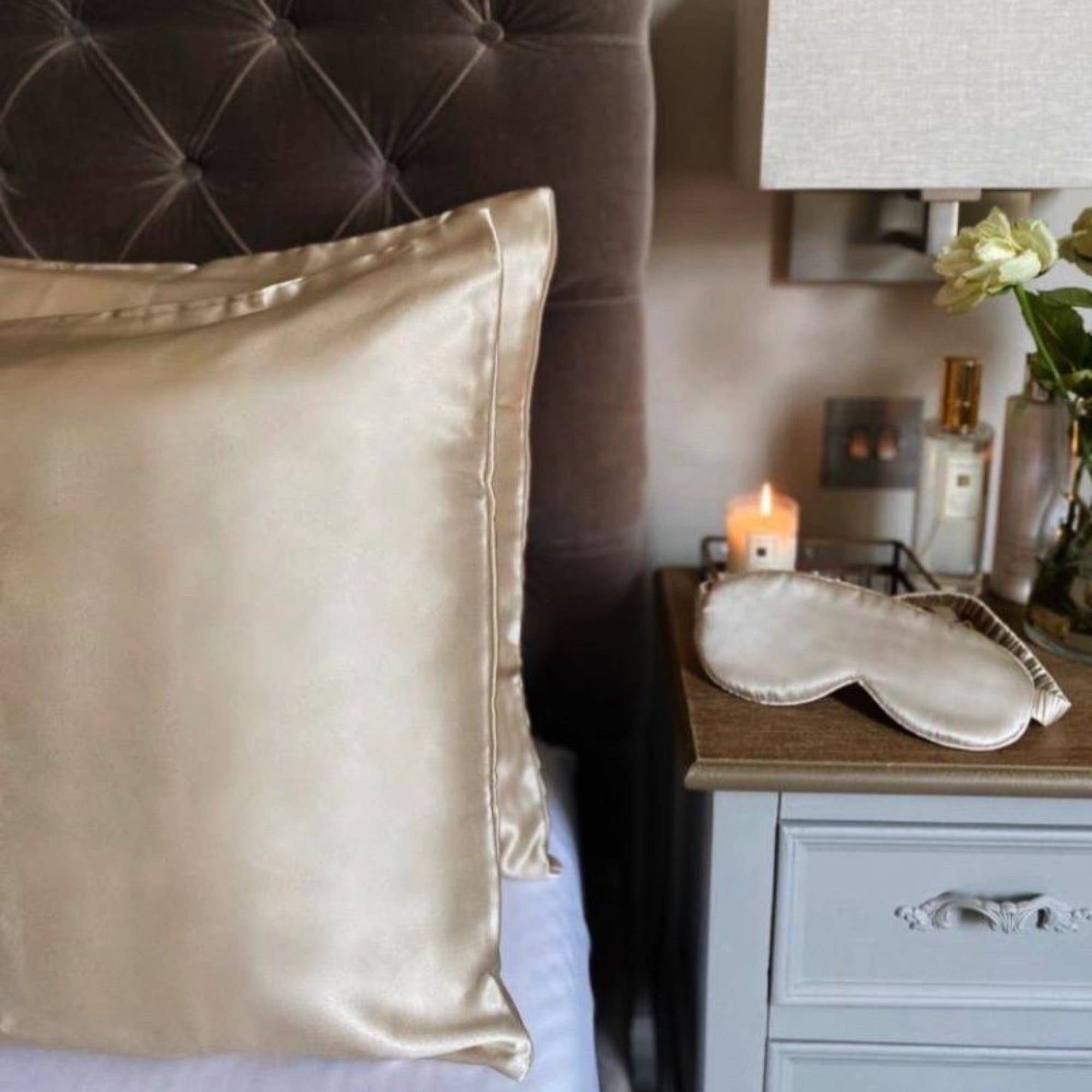 The Silk Collection - Wholesale Bedding Pillowcase/Sham - The Pure Silk Pillowcase Set of Two in gift box3