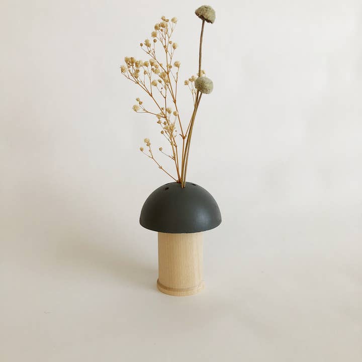 Stacy Wong - Wholesale Vase - Small Mushroom Dry Flower+ Ikebana Vase4