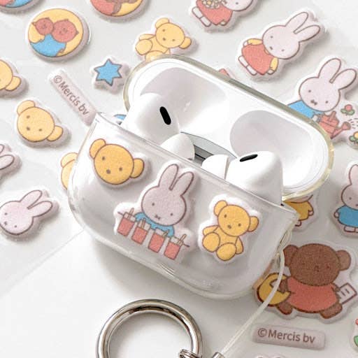 K-Wonderland - Wholesale Sticker - Miffy Puffy Cushion Deco Stickers - Random3