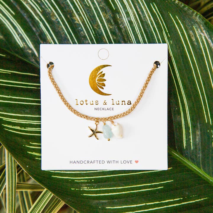 Lotus and Luna - Wholesale Pendant/Charm Necklace - Moon Beach Offshore Necklace6
