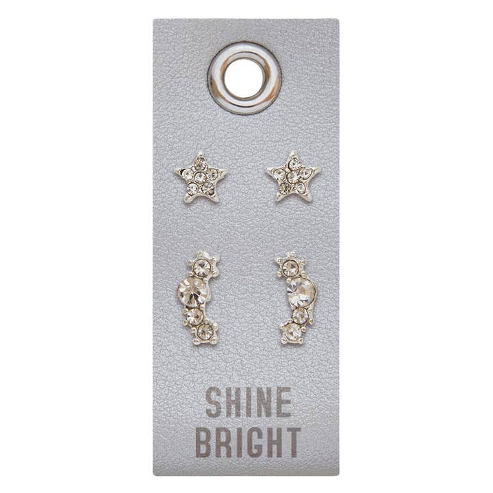Silver Stud Earrings - Shine Bright for wholesale by Santa Barbara Design Studio by Creative Brands