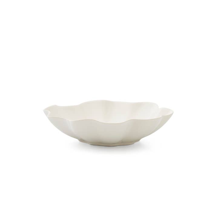 Portmeirion, Spode, Pimpernel, Nacthmann, Wrendale Designs - Wholesale Serve Bowl - Sophie Conran Floret Pasta Bowl 9 in - Creamy White3