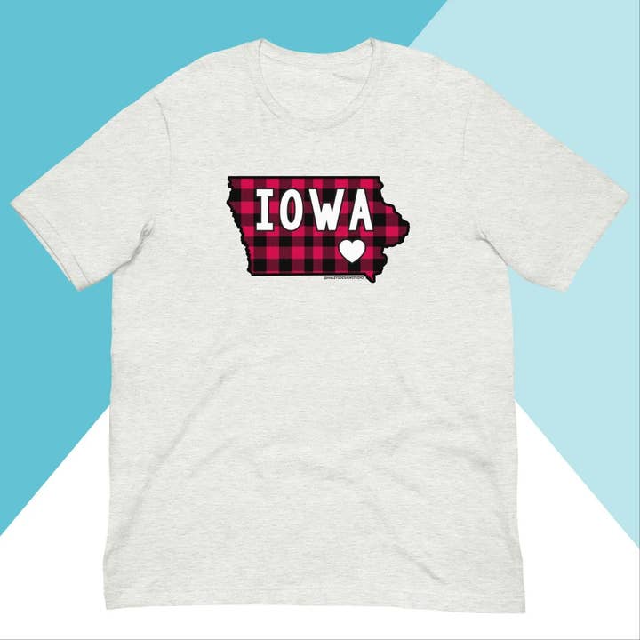 Camisa Unisex de Cuadros Buffalo de Iowa para venta al por mayor de North Owl Apparel