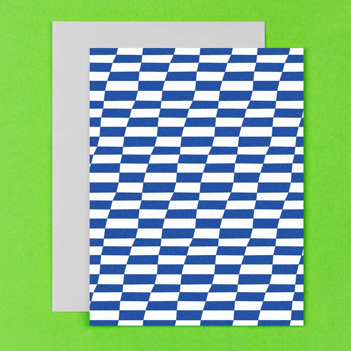 My Darlin' - Vendita all'ingrosso Biglietti di auguri generici - Space Time Checks - Set di biglietti di auguri vuoti con motivo assortito4