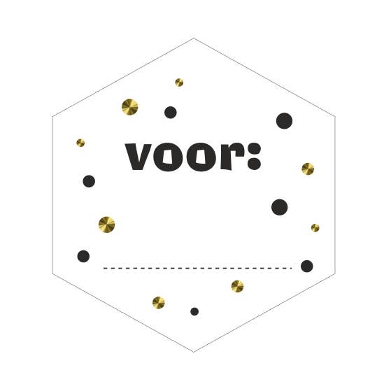 For... - gift label - roll of 250 pieces for wholesale by Mini Art Products