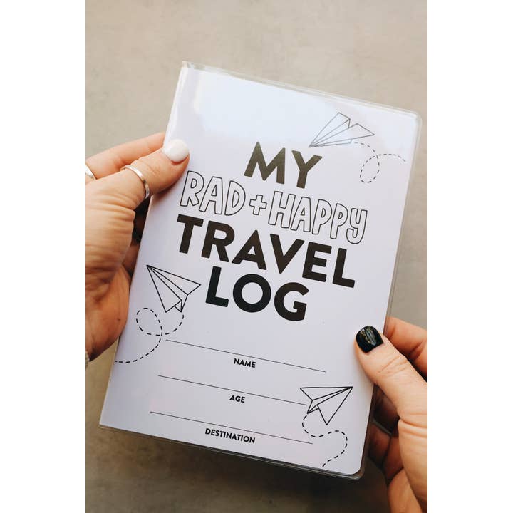 Travel Log Activity Book for wholesale by Rad & Happy