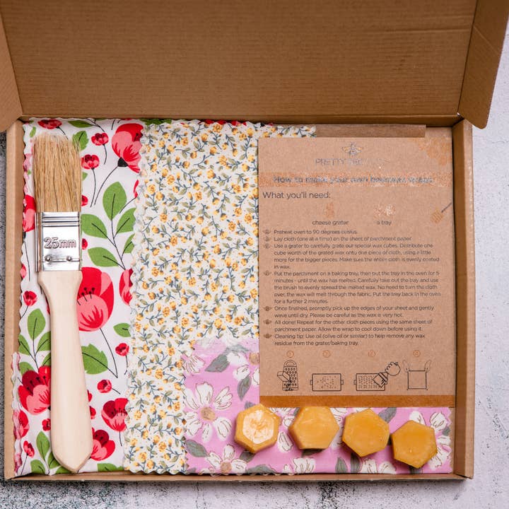 Pretty Bee Fresh - Wholesale DIY craft kit - DIY Beeswax Wrap Kit2
