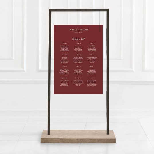 Guest seating sign | Seating chart sign | Wedding seating chart | Find your seat | for wholesale by Lavender Co Creative