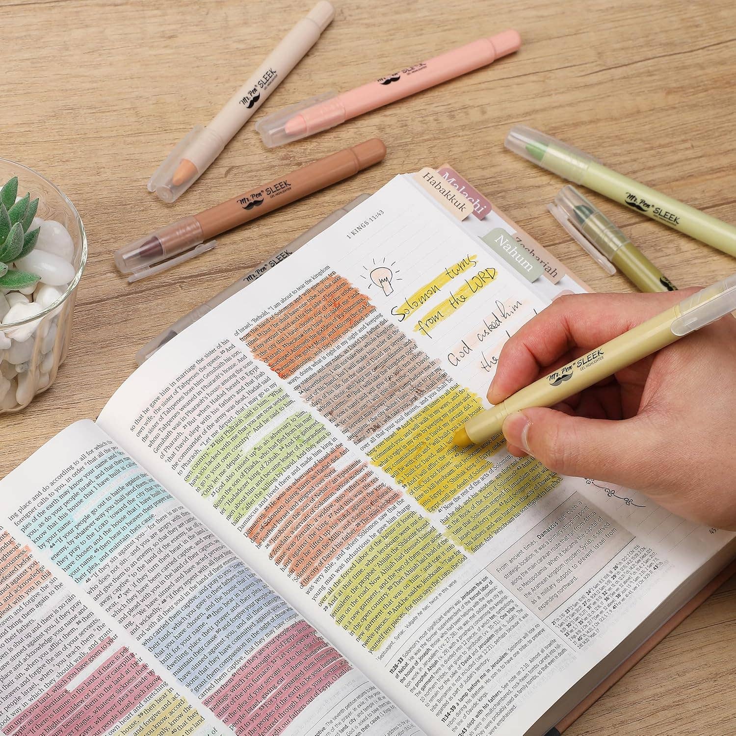 Mr. Pen – wholesale Highlighter – Mr. Pen 24 PCS Bible Journaling Kit8