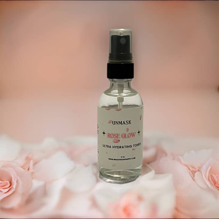 Rose Glow Toner for wholesale by Brazos Soap Supply
