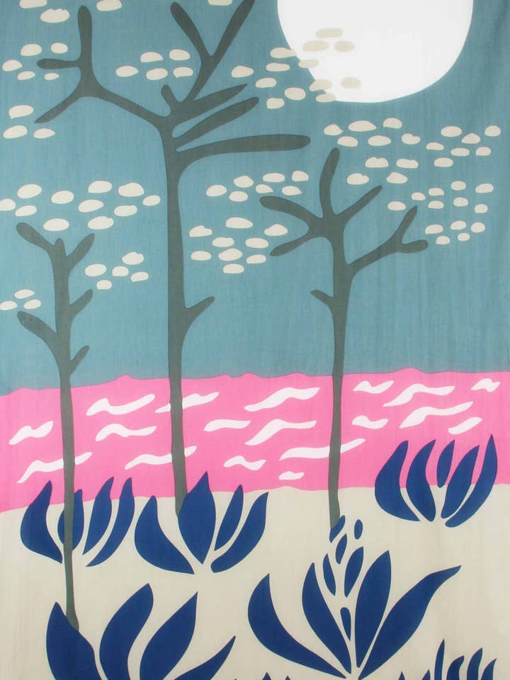 Foulard Cotone Bio Cap Breton Blu Blue per la vendita all'ingrosso da parte di Les Belles Vagabondes