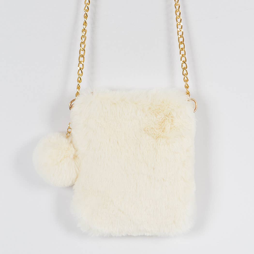 3AM BY H&D ACCESSORIES - Vendita all'ingrosso Borsa a tracolla - Donna - Borsa per cellulare in pelliccia sintetica5