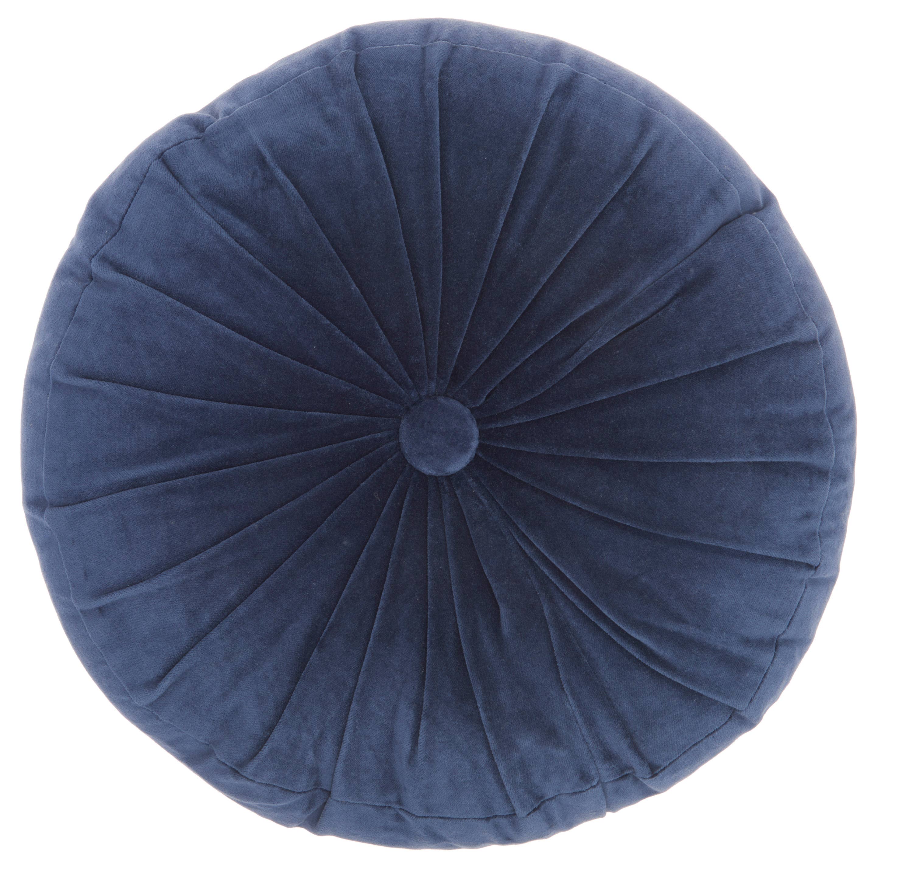 Nourison - Vente Coussin décoratif - Coussin rond en velours froncé Mina Victory Life Styles1