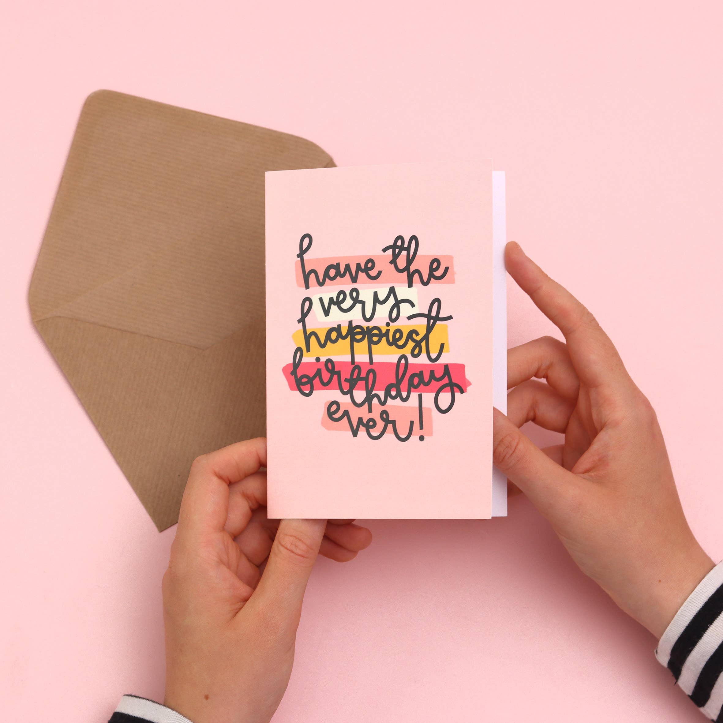 Oh, Laura – wholesale Birthday card – greeting card - 'have the happiest birthday ever'1