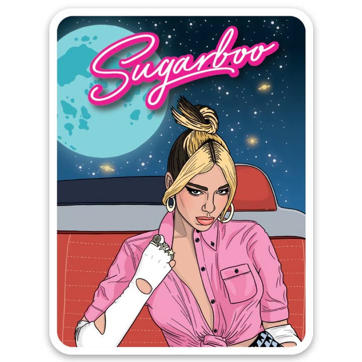 Autocollant découpé Sugarboo Singer pour la vente par THE FOUND