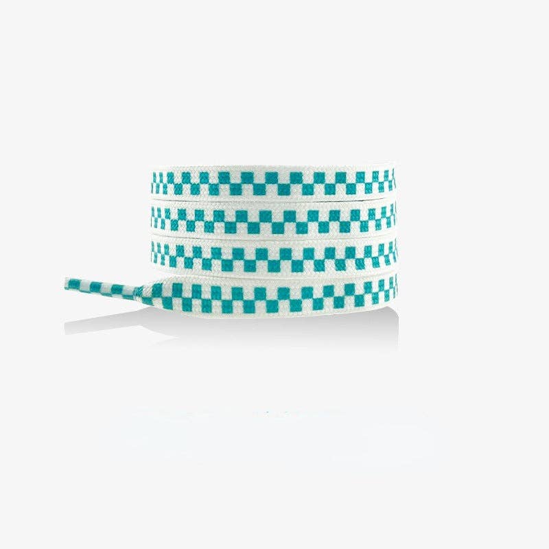 Funkyrel® Atzbranding Limited – wholesale Shoelaces – Unisex – 3D Checkerboard Flat Shoelace - Multi Colors Available4