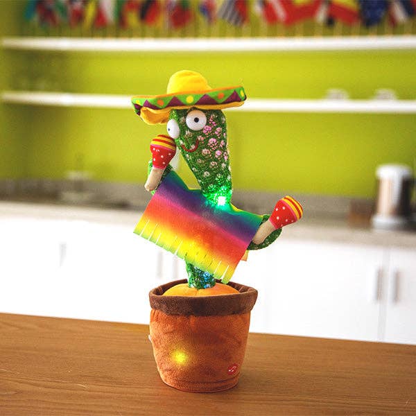 Showcase - Wholesale Stuffed/Plush Toy - Kids & Baby - Cactus Alive #DancingCactus | w/ Sombrero & Cha-Chas | As Seen On Social!