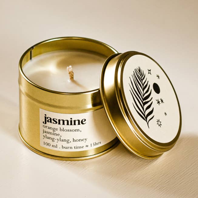 LIMA Cosmetics - Wholesale Travel Candles - Jasmine small scented candle, 100 ml0