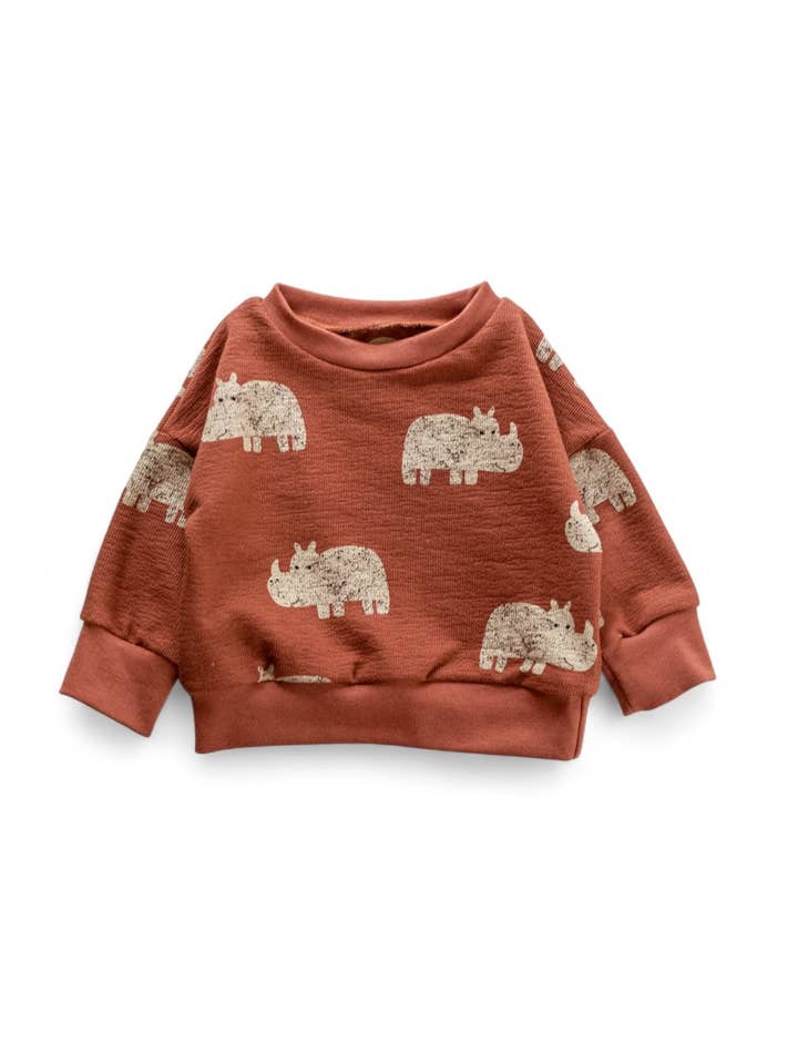 Camisola de algodão / Rinocerontes por atacado de PETITE EvelinaApparel