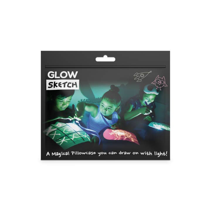 Illuminated Apparel - Wholesale Bedding Pillowcase/Sham - Kids & Baby - Glow Sketch Bedtime Pillowcase - Dream Cloud