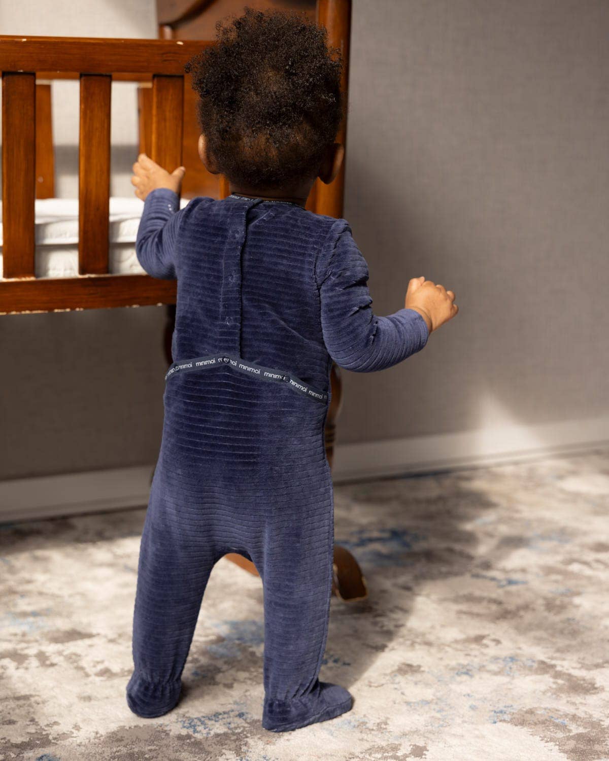 MiniMoi by MeMoi - Wholesale Bodysuit (Footed) - Baby - Drop Needle Footie With Minimoi Trim5