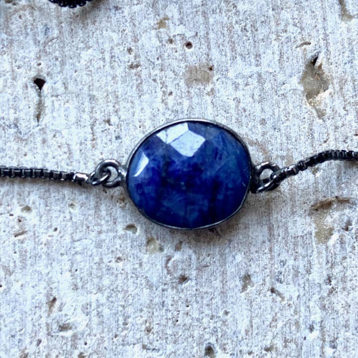 Saphir-Slider-Armband für den Großhandel von VB&CO Designs Handmade Jewelry