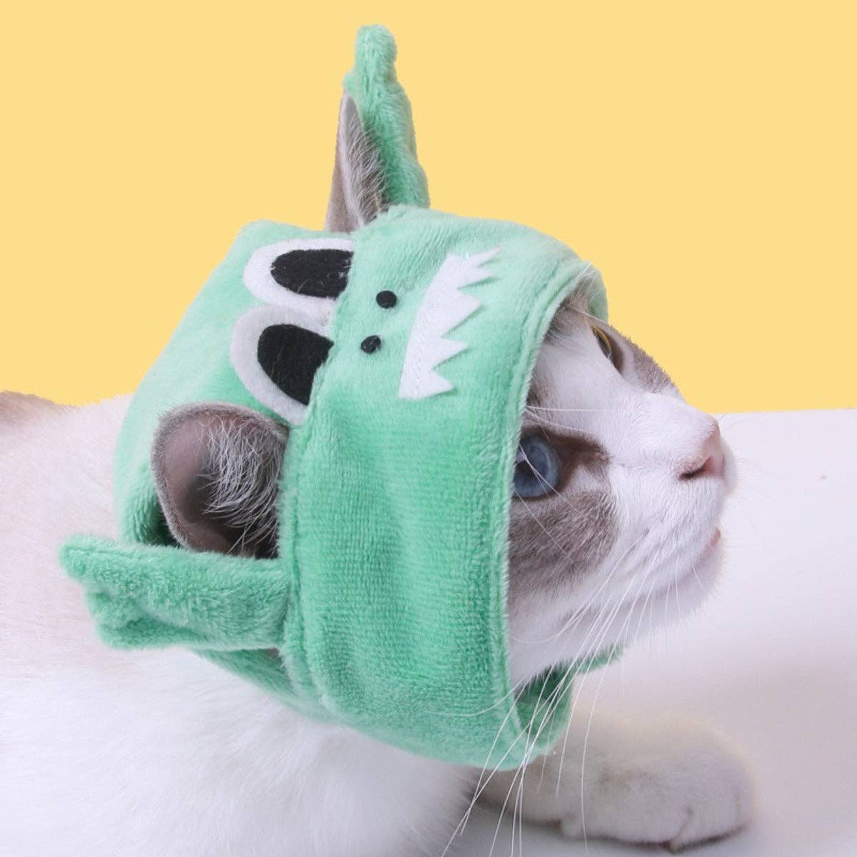 Cheerhunting - Wholesale Pet Costume - Cat - Ozzie - Dino Cat Costume Hat2