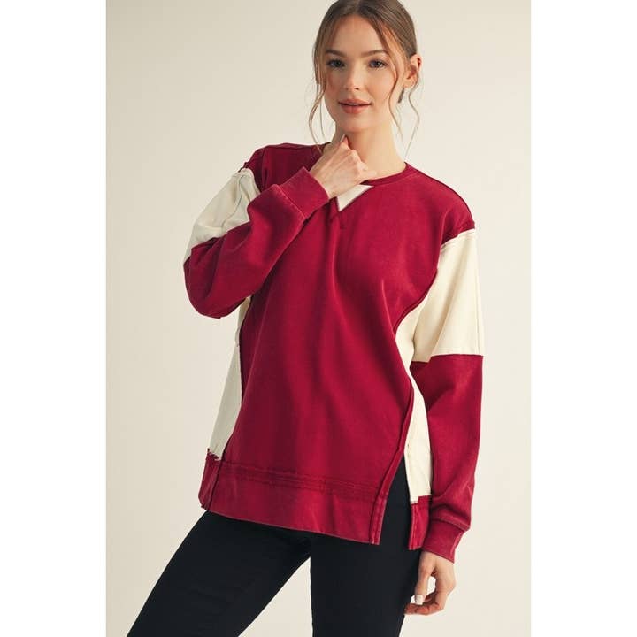 STYLE USA - Wholesale Tunic - Women's - NEW Color Block Gameday Top3