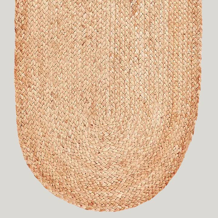 2 x 3 Ft. - Tapete de Juta Trançada Oval Pequena - Vários Tamanhos por atacado de Rugs Boutique