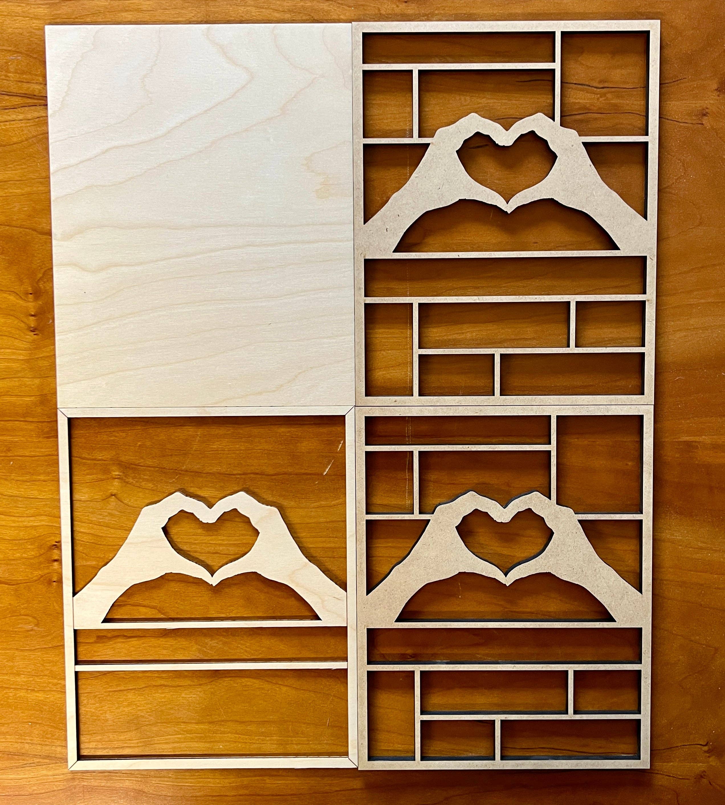 Crafty AF Studio - Wholesale Bookcase - Miniature Bookshelf - Swiftie Heart Hands1