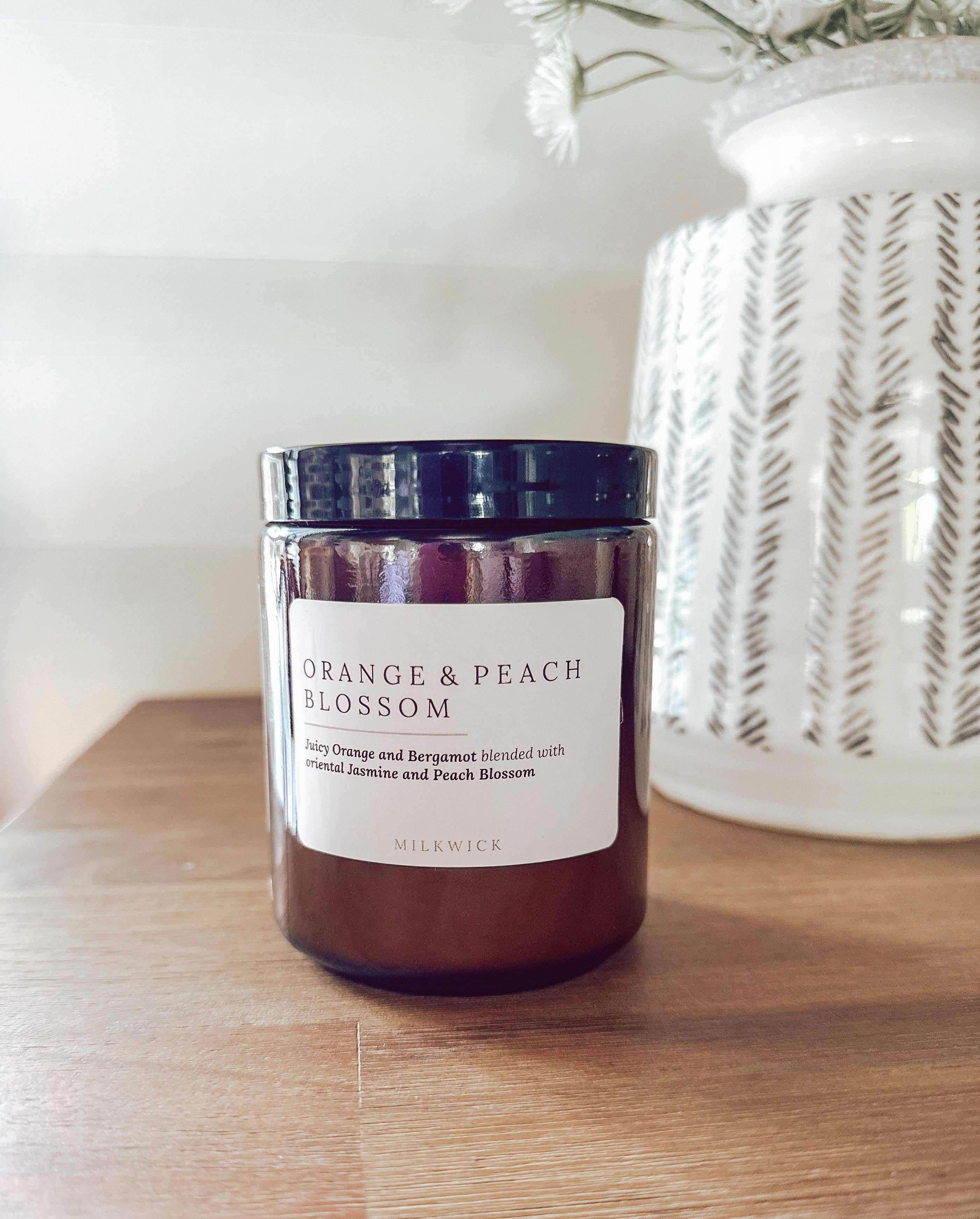 M I L K W I C K - Wholesale Jar/Filled Candle - Orange & Peach Blossom2