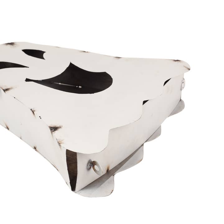 My Amigos Imports - Wholesale Outdoor Ornament/Decor - Halloween White Ghosts-Set 3-Metal-Garden-Nesting-White-$646