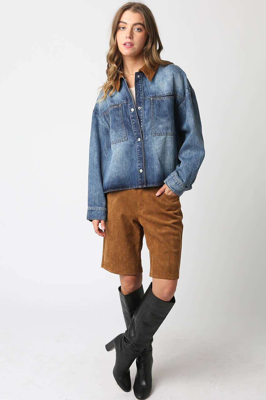 Denim Camel Veste en jean Leila en vente sur Faire3