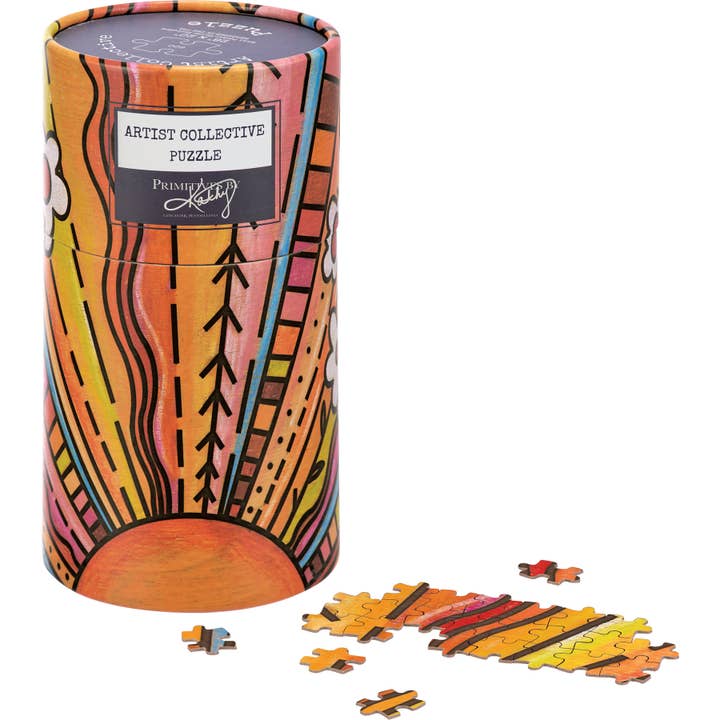 Floral Sun Puzzle for wholesale by Primitives by Kathy