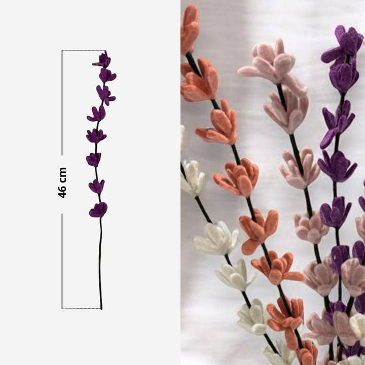 New Heidi - Wholesale Artificial Flowers - Set of 6 Genista flower branches - New Heidi2