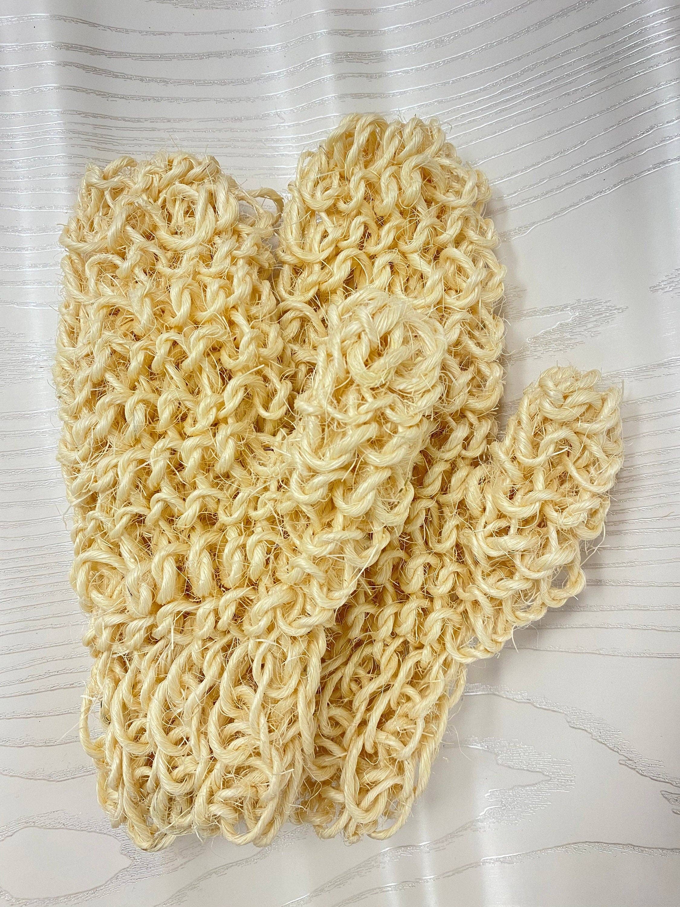 MadebyOmo - Wholesale Exfoliating Gloves/Mitts - Pair of Natural Exfoliating Gloves l Exfoliating Gloves l Zero Waste Gloves l Gloves for Exfoliating4