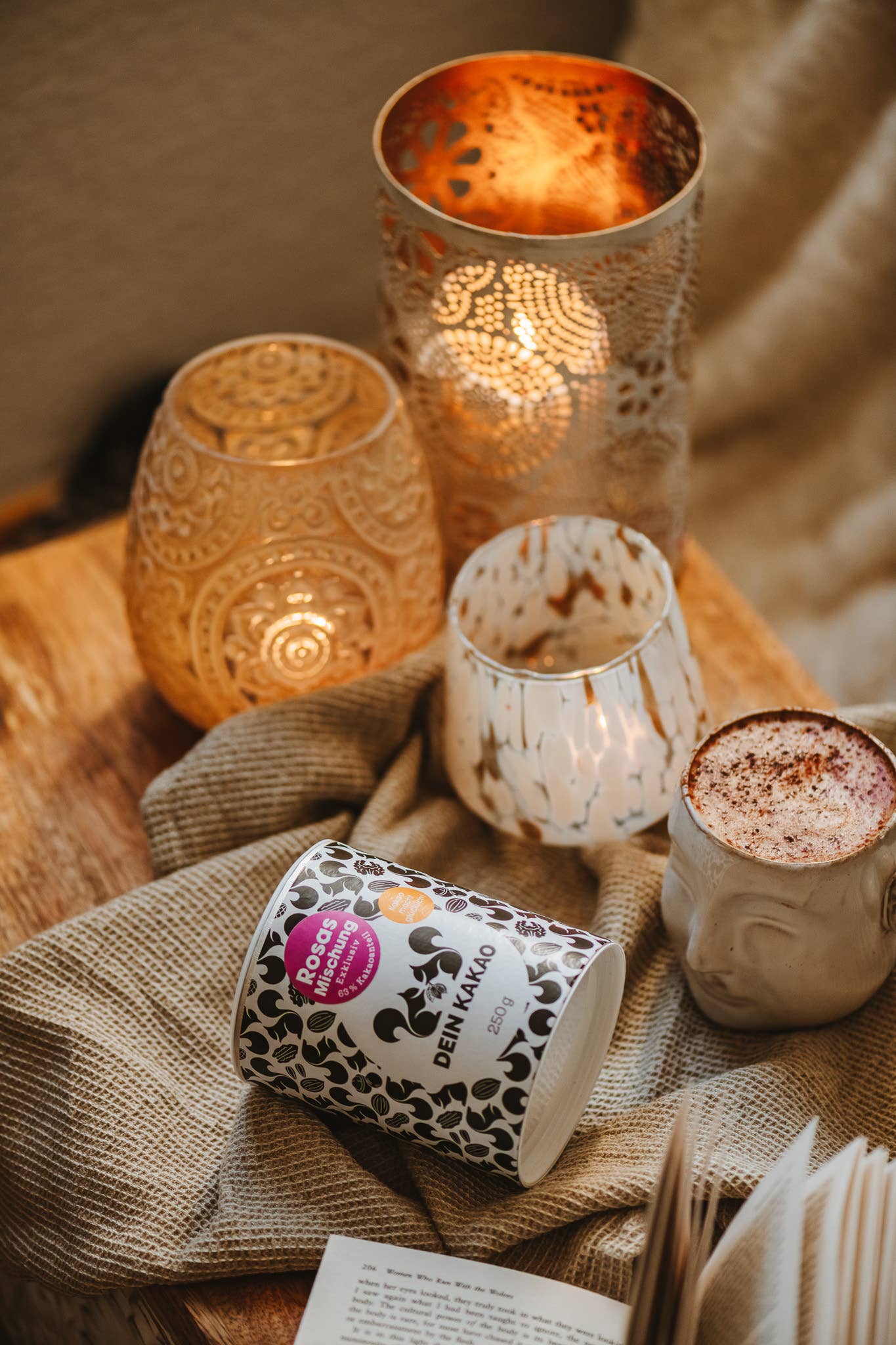 Dein Kakao - Wholesale Hot Cocoa Mix/Kit - Rosa's Blend Organic Chocolate Powder Your Cocoa | vegan6