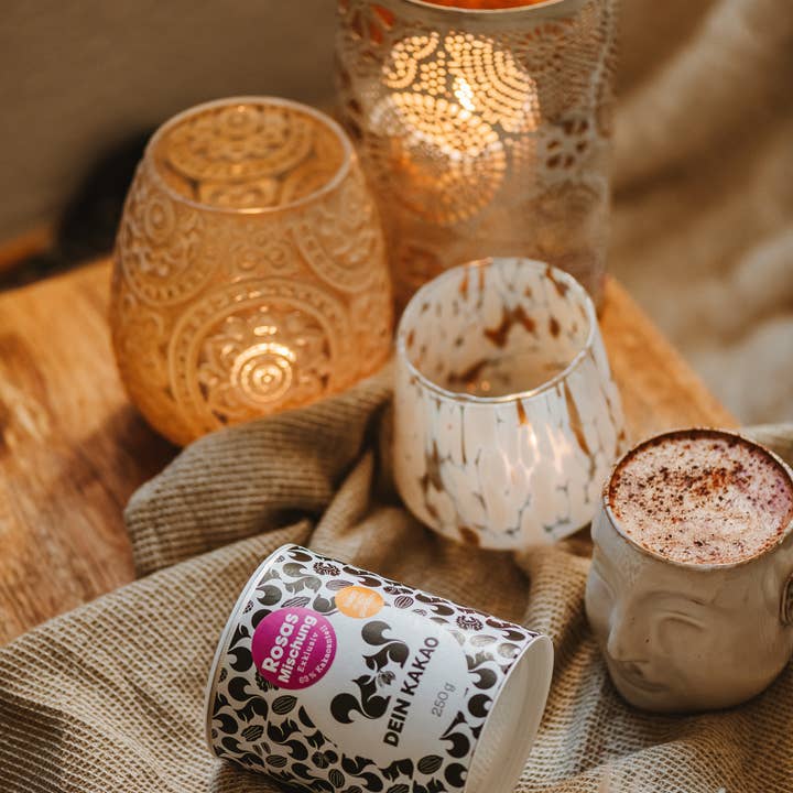 Dein Kakao - Wholesale Hot Cocoa Mix/Kit - Rosa's Blend Organic Chocolate Powder Your Cocoa | vegan6