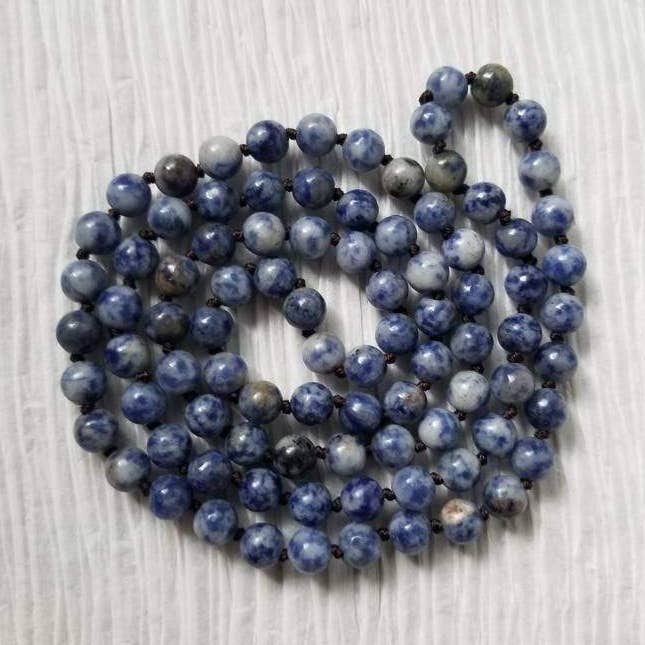 Sodaliet geknoopte ketting voor wholesale door Elle Brands LLC