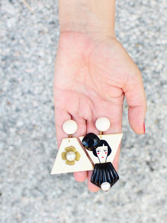 Nellie Paris Earrings for wholesale by ROSSO CUORE