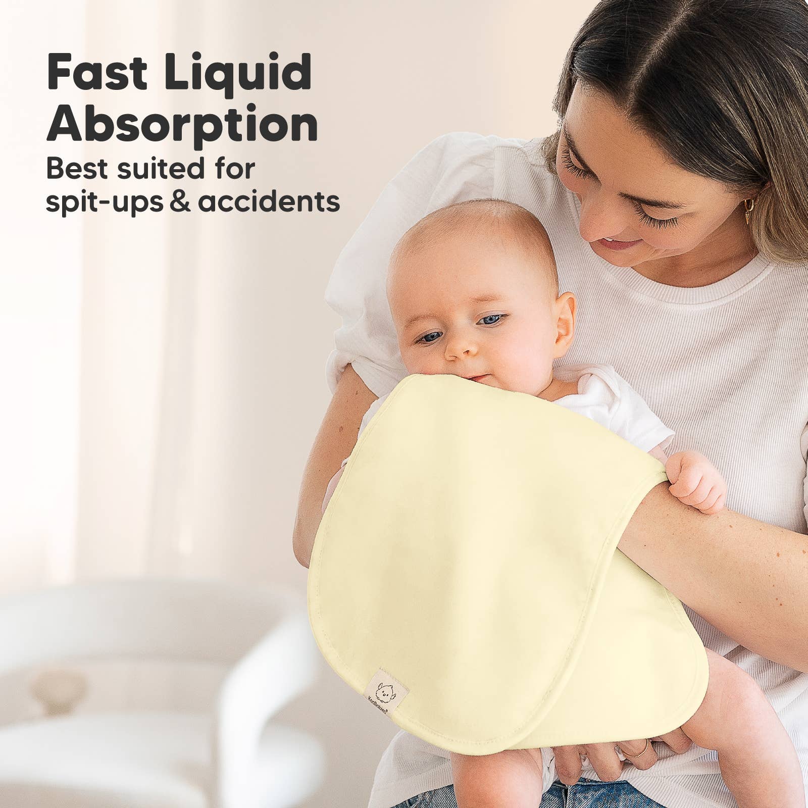 Embrace KeaBabies 5-Pack Urban Burp Cloths for wholesale on Faire5