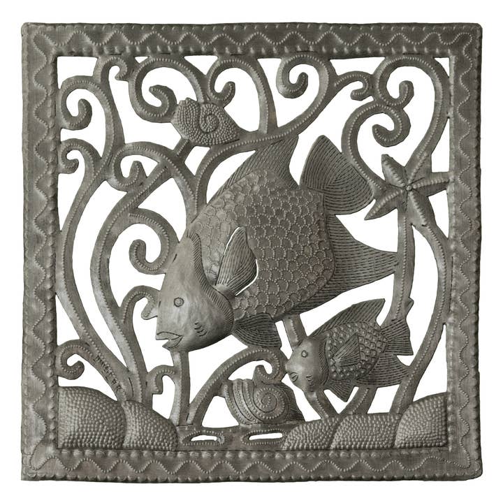 Fish Square for wholesale by Le Primitif Galleries