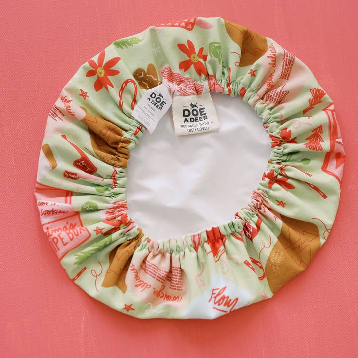 Doe A Deer – wholesale Food storage wrap/bag – Heirloom Baking 10.5" Bowl Cover | Holiday Baking, Christmas2