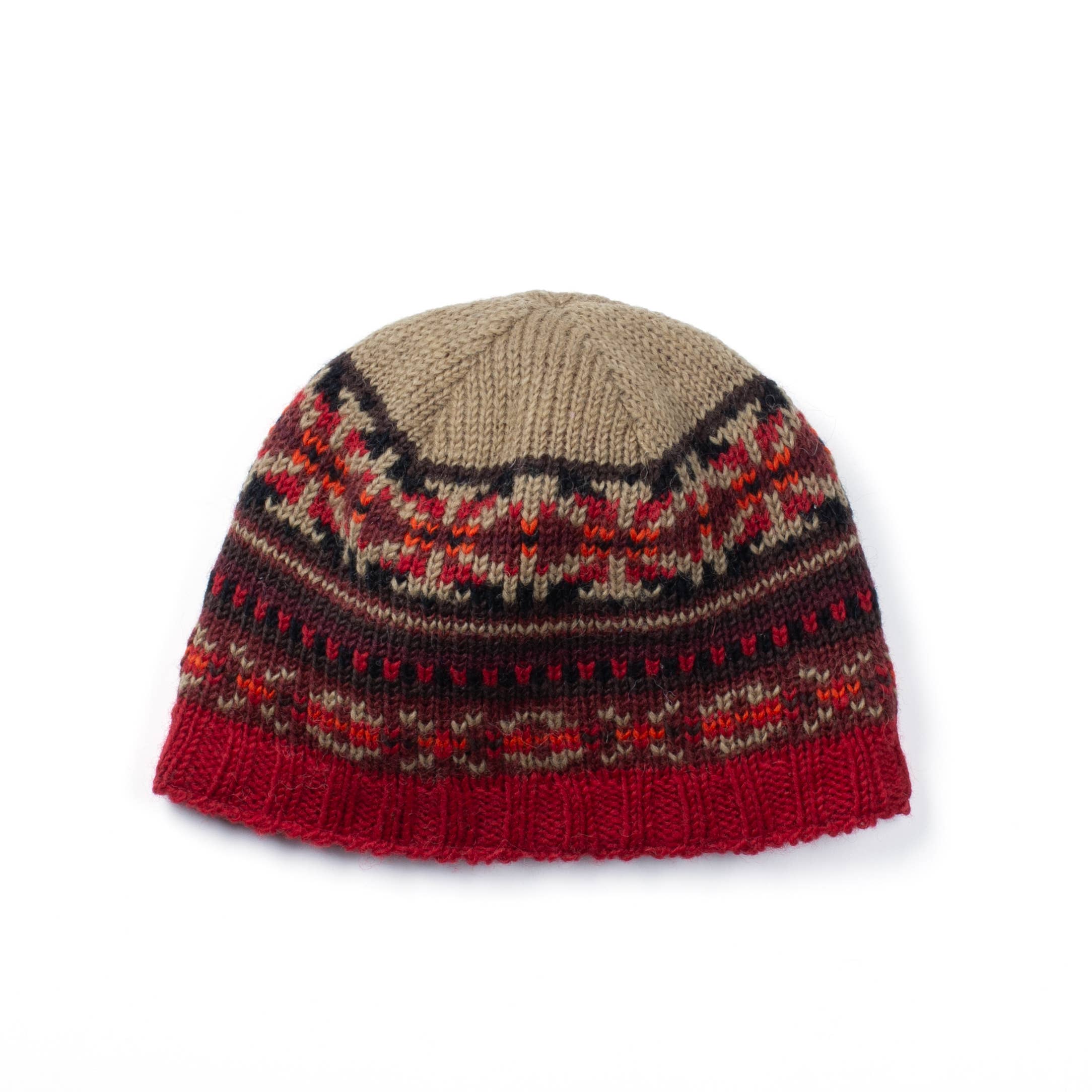Lost Horizons Knitwear – Ships from USA - Wholesale Beanie - Men's - Axel Fair Isle Knit Beanie – Fleece Lined Wool Hat3