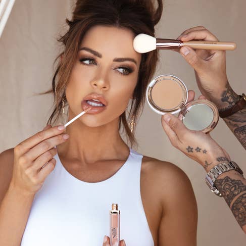 Silk oil of Morocco - Wholesale Cheek/face make-up brush - Silk x Fernando Powder Me Brush1