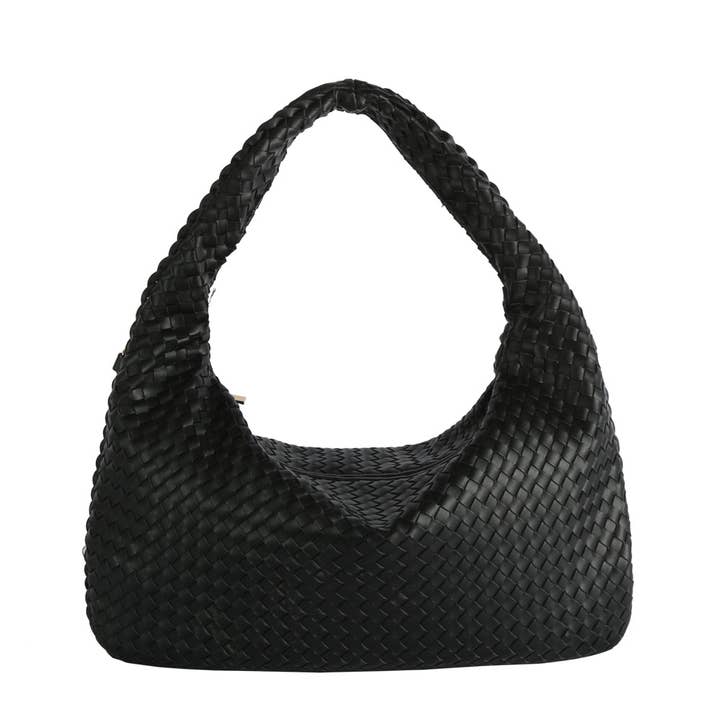 Woven Arc Hobo Bag for wholesale by Handbag Factory Corp