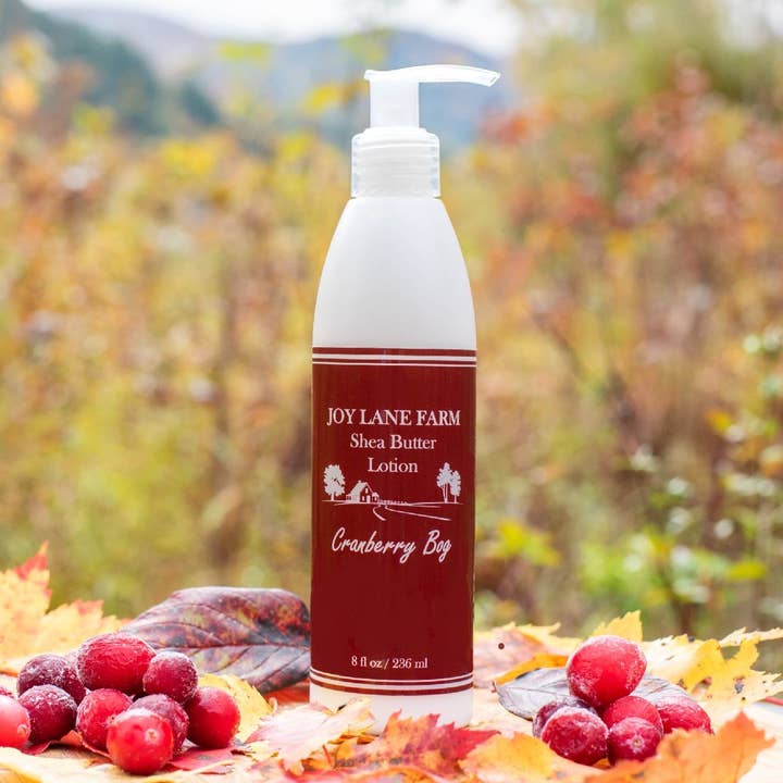 Cranberry Bog Shea Butter Lotion for wholesale by Joy Lane Farm