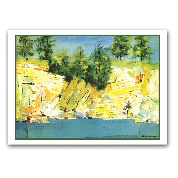 American Artists Group - Wholesale Congratulations Card - Sunny Coastline by Jason Schoener, Congratulations Card